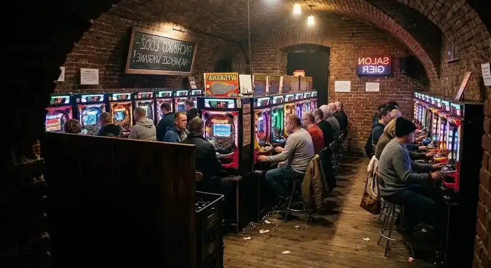Porównanie automatu pachinko i slota